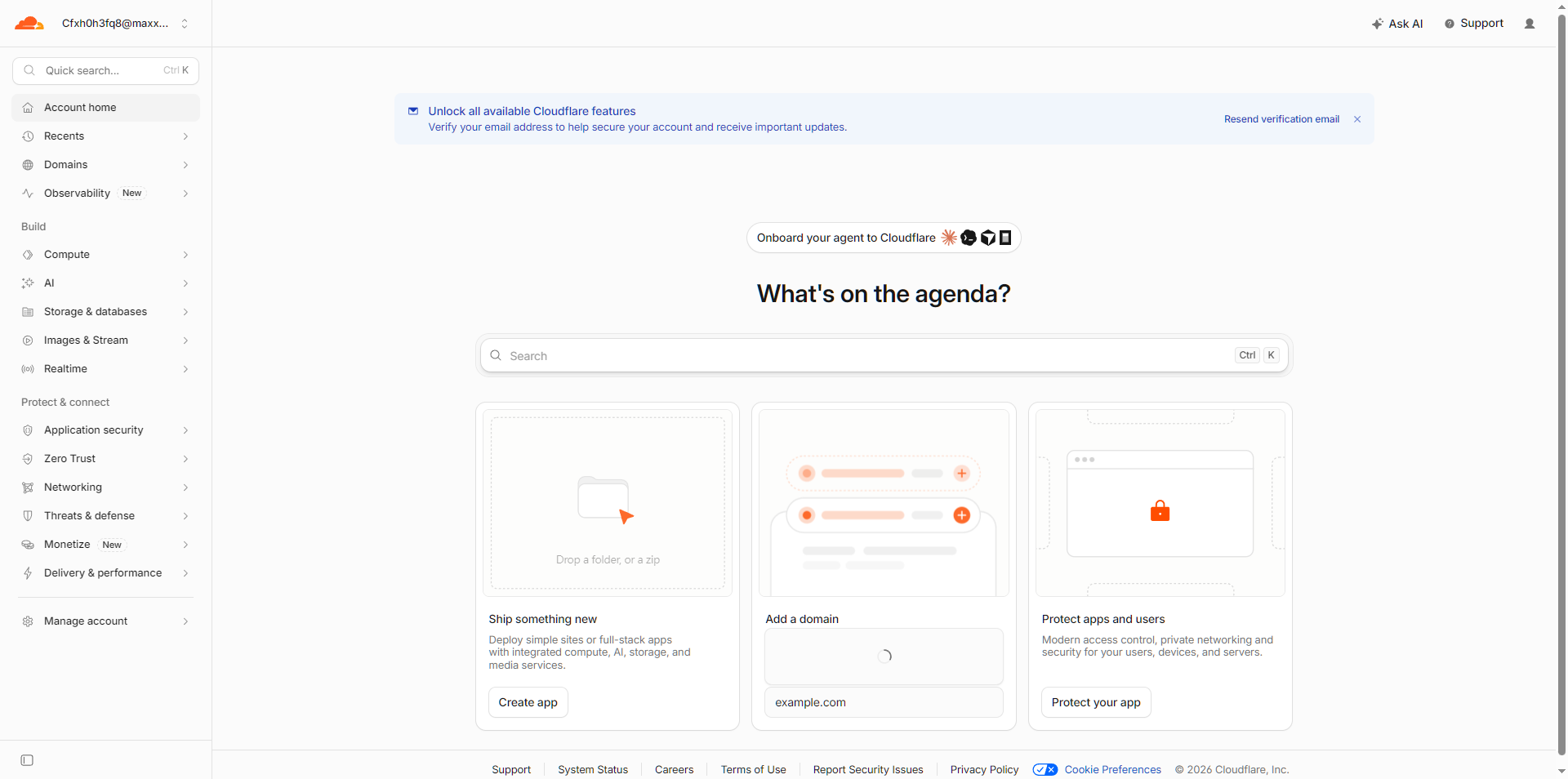 Cloudflare 添加域名截图